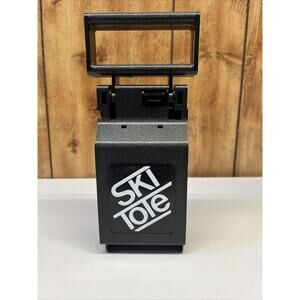 Vintage Ski Tote Ski Transport Carrier Poles Carrying Handle Locking System
